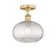 A thumbnail of the Innovations Lighting 616-1F-10-10-Ithaca-Indoor Ceiling Fixture Brushed Brass / Clear Ithaca