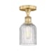 A thumbnail of the Innovations Lighting 616-1F 9 5 Bridal Veil Semi-Flush Brushed Brass