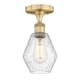 A thumbnail of the Innovations Lighting 616-1F-11-6 Cindyrella Semi-Flush Brushed Brass / Seedy