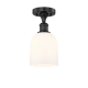 A thumbnail of the Innovations Lighting 616-1F 10 6 Bella Semi-Flush Matte Black / Glossy White