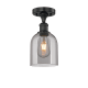 A thumbnail of the Innovations Lighting 616-1F 10 6 Bella Semi-Flush Matte Black / Light Smoke