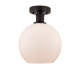 A thumbnail of the Innovations Lighting 616-1F-13-8 Athens Semi-Flush Oil Rubbed Bronze / Matte White
