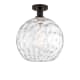 A thumbnail of the Innovations Lighting 616-1F-17-12 Athens Semi-Flush Oil Rubbed Bronze / Clear Water Glass