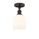 A thumbnail of the Innovations Lighting 616-1F 10 6 Bella Semi-Flush Oil Rubbed Bronze / Glossy White