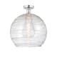 A thumbnail of the Innovations Lighting 616-1F-17-14 Athens Semi-Flush Polished Chrome / Clear Deco Swirl