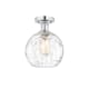 A thumbnail of the Innovations Lighting 616-1F-13-8 Athens Semi-Flush Polished Chrome / Clear Water Glass