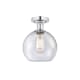 A thumbnail of the Innovations Lighting 616-1F-13-8 Athens Semi-Flush Polished Chrome / Seedy