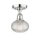 A thumbnail of the Innovations Lighting 616-1F-8-6-Ithaca-Indoor Ceiling Fixture Polished Chrome / Clear Ithaca