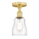 A thumbnail of the Innovations Lighting 616-1F-10-5 Ellery Semi-Flush Satin Gold / Clear