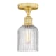 A thumbnail of the Innovations Lighting 616-1F 9 5 Bridal Veil Semi-Flush Satin Gold