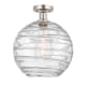 A thumbnail of the Innovations Lighting 616-1F-17-12 Athens Semi-Flush Brushed Satin Nickel / Clear Deco Swirl