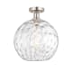 A thumbnail of the Innovations Lighting 616-1F-17-12 Athens Semi-Flush Brushed Satin Nickel / Clear Water Glass