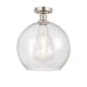A thumbnail of the Innovations Lighting 616-1F-16-12 Athens Semi-Flush Brushed Satin Nickel / Seedy