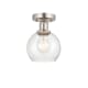 A thumbnail of the Innovations Lighting 616-1F-10-6 Athens Semi-Flush Brushed Satin Nickel / Seedy