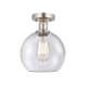 A thumbnail of the Innovations Lighting 616-1F-13-8 Athens Semi-Flush Brushed Satin Nickel / Seedy