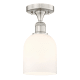 A thumbnail of the Innovations Lighting 616-1F 10 6 Bella Semi-Flush Brushed Satin Nickel / Glossy White