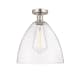 A thumbnail of the Innovations Lighting 616-1F-15-12 Bristol Semi-Flush Brushed Satin Nickel / Clear