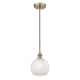 A thumbnail of the Innovations Lighting 616-1P 10 8 White Mouchette Pendant Alternate Image