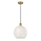 A thumbnail of the Innovations Lighting 616-1P 14 12 White Mouchette Pendant Alternate Image