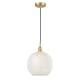 A thumbnail of the Innovations Lighting 616-1P 14 12 White Mouchette Pendant Alternate Image