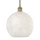 A thumbnail of the Innovations Lighting 616-1P 14 12 White Mouchette Pendant Antique Brass