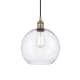 A thumbnail of the Innovations Lighting 616-1P-13-10 Athens Pendant Antique Brass / Clear