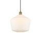 A thumbnail of the Innovations Lighting 616-1P-14-12 Cindyrella Pendant Antique Brass / Cased Matte White