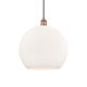 A thumbnail of the Innovations Lighting 616-1P-17-14 Athens Pendant Antique Copper / Matte White