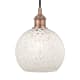 A thumbnail of the Innovations Lighting 616-1P 10 8 White Mouchette Pendant Antique Copper