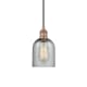 A thumbnail of the Innovations Lighting 616-1P-10-5 Caledonia Pendant Antique Copper / Charcoal