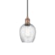 A thumbnail of the Innovations Lighting 616-1P-10-5 Salina Pendant Antique Copper / Clear Spiral Fluted
