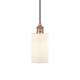 A thumbnail of the Innovations Lighting 616-1P-10-4 Clymer Pendant Antique Copper / Matte White