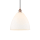 A thumbnail of the Innovations Lighting 616-1P-14-12 Edison Dome Pendant Antique Copper / Matte White