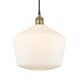 A thumbnail of the Innovations Lighting 616-1P-14-12 Cindyrella Pendant Black Antique Brass / Cased Matte White