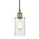 A thumbnail of the Innovations Lighting 616-1P-10-4 Clymer Pendant Black Antique Brass / Clear