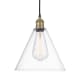 A thumbnail of the Innovations Lighting 616-1P-14-12 Edison Glass Cone Pendant Black Antique Brass / Clear