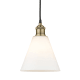 A thumbnail of the Innovations Lighting 616-1P-11-8 Berkshire Pendant Black Antique Brass / Matte White