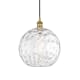 A thumbnail of the Innovations Lighting 616-1P-15-12 Athens Pendant Brushed Brass / Clear Water Glass