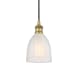 A thumbnail of the Innovations Lighting 616-1P-10-6 Brookfield Pendant Brushed Brass / White