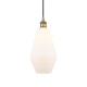 A thumbnail of the Innovations Lighting 616-1P-15-7 Cindyrella Pendant Brushed Brass / Cased Matte White