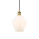 A thumbnail of the Innovations Lighting 616-1P-11-8 Cindyrella Pendant Brushed Brass / Cased Matte White