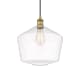 A thumbnail of the Innovations Lighting 616-1P-14-12 Cindyrella Pendant Brushed Brass / Clear