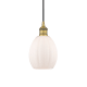 A thumbnail of the Innovations Lighting 616-1P-11-6 Eaton Pendant Brushed Brass / Matte White