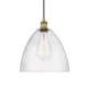 A thumbnail of the Innovations Lighting 616-1P-14-12 Edison Dome Pendant Brushed Brass / Seedy