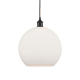 A thumbnail of the Innovations Lighting 616-1P-14-12 Athens Pendant Matte Black / Matte White