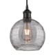 A thumbnail of the Innovations Lighting 616-1P 10 8 Athens Deco Swirl Pendant Matte Black / Light Smoke Deco Swirl