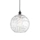 A thumbnail of the Innovations Lighting 616-1P-15-12 Athens Pendant Matte Black / Clear Water Glass