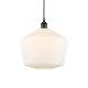 A thumbnail of the Innovations Lighting 616-1P-14-12 Cindyrella Pendant Matte Black / Cased Matte White