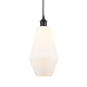 A thumbnail of the Innovations Lighting 616-1P-15-7 Cindyrella Pendant Matte Black / Cased Matte White