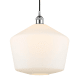 A thumbnail of the Innovations Lighting 616-1P-14-12 Cindyrella Pendant Polished Chrome / Cased Matte White